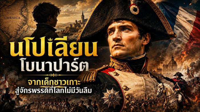นโปเลียน โบนาปาร์ต จากเด็กชาวเกาะ สู่จักรพรรดิที่โลกไม่มีวันลืม